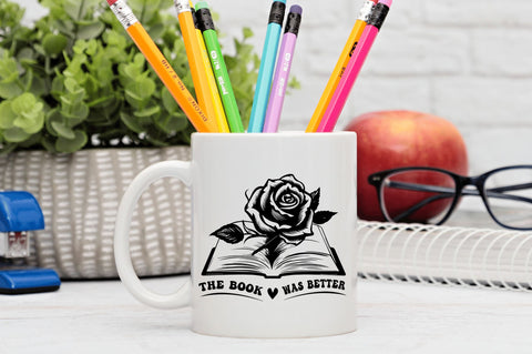 Book Lover SVG Bundle SVG Regulrcrative 