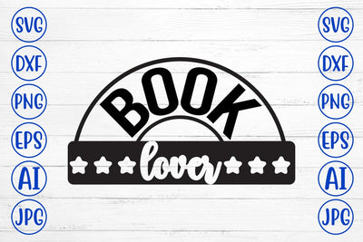 Book Lover SVG Cut File SVG Syaman 