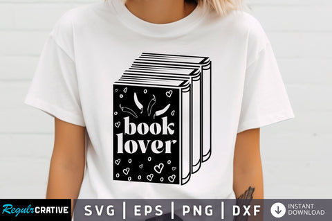 Book lover svg Design SVG Regulrcrative 