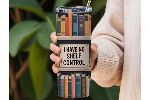 Book Lover Tumbler Wrap 20oz Sublimation DesignSVG 