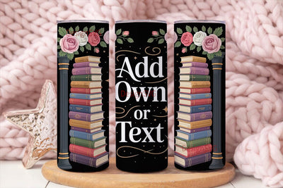 Book Lover Tumbler Wrap PNG Sublimation DesignSVG 
