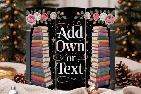 Book Lover Tumbler Wrap PNG Sublimation DesignSVG 
