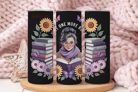 Book Lover Tumbler Wrap Sublimation DesignSVG 