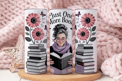 Book Lover Tumbler Wrap Sublimation DesignSVG 