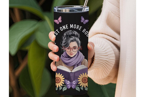 Book Lover Tumbler Wrap Sublimation DesignSVG 