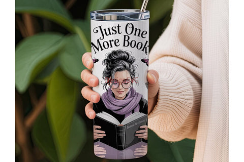 Book Lover Tumbler Wrap Sublimation DesignSVG 