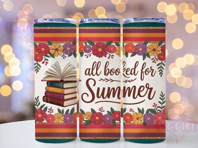 Book Lover Vintage Floral Tumbler, Summer Tumbler Wrap, Floral Tumbler Design, Vintage Books Tumbler, 20oz Skinny Tumbler, Reading Tumbler Wrap, Bookish Tumbler Sublimation SvggirlplusArt 