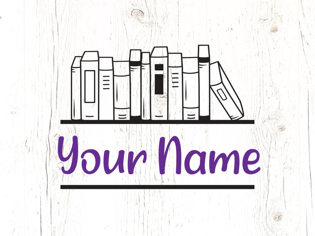 Book Monogram svg SVG Caffeinated SVGs 