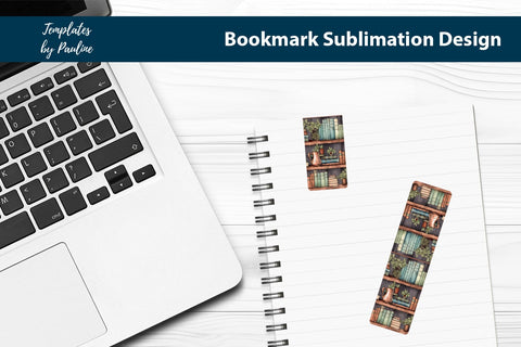 Book nerd printable magnetic bookmark SVG Templates by Pauline 