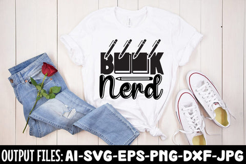 Book Nerd svg design SVG Rafiqul20606 
