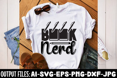 Book Nerd svg design SVG Rafiqul20606 