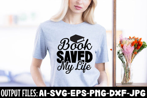 Book Saved My Life svg design SVG Rafiqul20606 