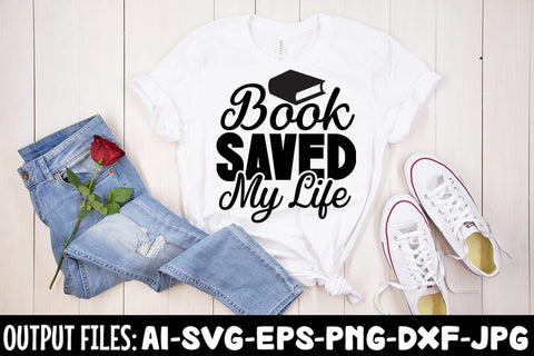 Book Saved My Life svg design SVG Rafiqul20606 