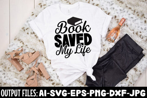 Book Saved My Life svg design SVG Rafiqul20606 