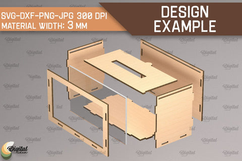 Book Suggestion Box Laser Cut. Suggestion Box SVG Design SVG Evgenyia Guschina 