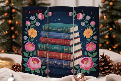 Bookish Soul 20oz Tumbler Wrap Sublimation DesignSVG 