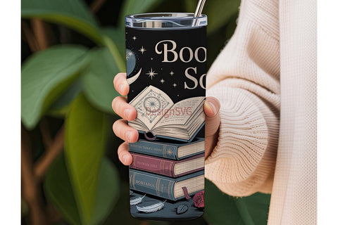 Bookish Soul 20oz Tumbler Wrap Sublimation DesignSVG 