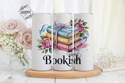 Bookish Tumbler Wrap PNG Sublimation sassyprint 