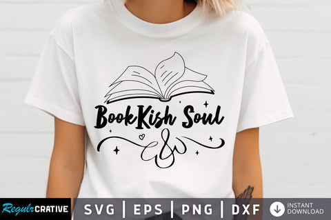 BookKish Soul svg Design SVG Regulrcrative 