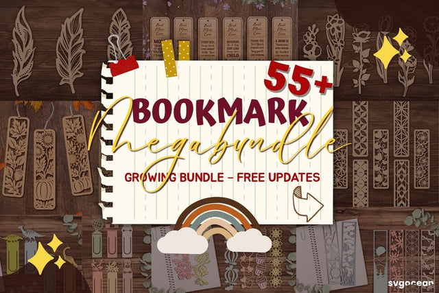 Bookmark Laser Cut Mega Bundle SVG SvgOcean 