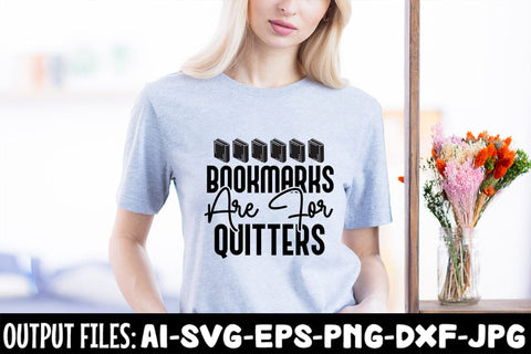 Bookmarks Are For Quitters svg design SVG Rafiqul20606 