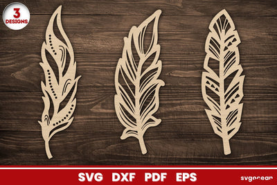 Bookmarks Feathers SVG Bundle SVG SvgOcean 