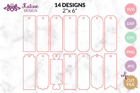 Bookmarks Template Laser Cut Files, Laser Cut Designs, Glowforge SVG, CNC Files, Glowforge Files, Lasercut Files, Laser Cutting, Laser Cut Vector, File for Laser Cutting, SVG Cut Files, Dxf Files, Dxf Files SVG KatineDesign 