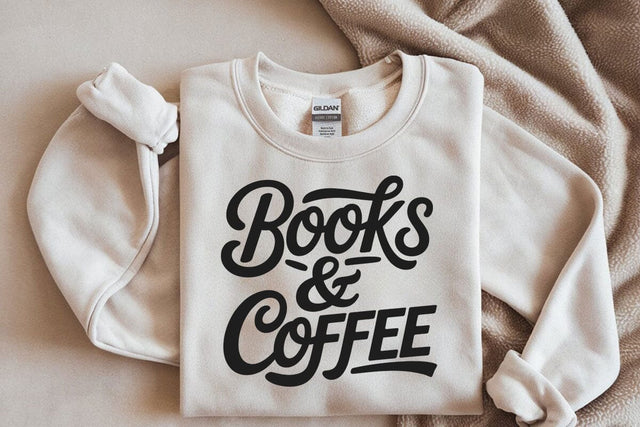 Books and Coffee Svg Design SVG DesignDestine 