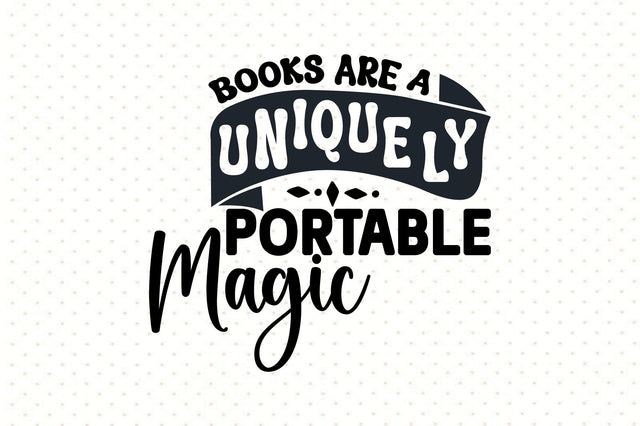 Books Are a Uniquely Portable Magic SVG orpitasn 