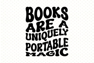 Books Are a Uniquely Portable Magic SVG orpitasn 