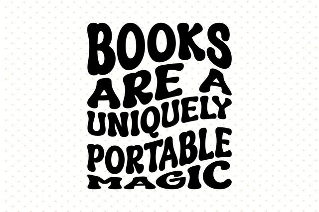 Books Are a Uniquely Portable Magic SVG orpitasn 