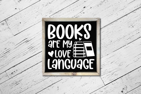 Books Are My Love Language, Reading SVG SVG CraftLabSVG 