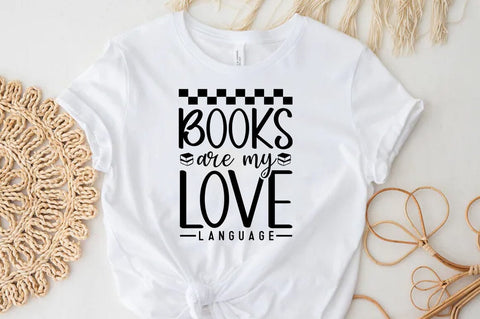 Books are my love language, Reading SVG SVG FiveStarCrafting 