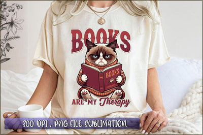 Books are my therapy Sublimation Sublimation Shetara Begum 