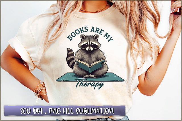 Books are my therapy Sublimation Sublimation Shetara Begum 