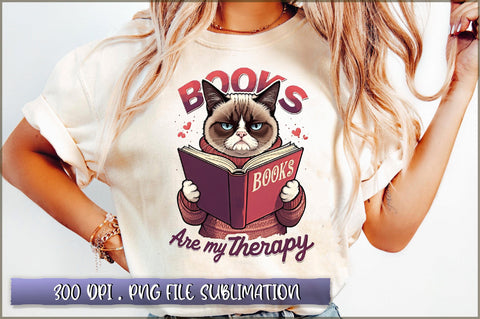 Books are my therapy Sublimation Sublimation Shetara Begum 