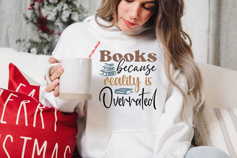 Books because reality is overrated SVG Angelina750 