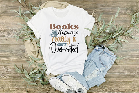 Books because reality is overrated SVG Angelina750 