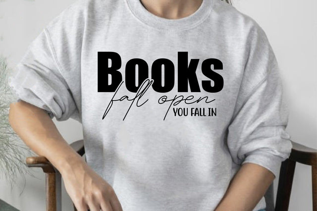 Books Fall Open You Fall in SVG orpitasn 