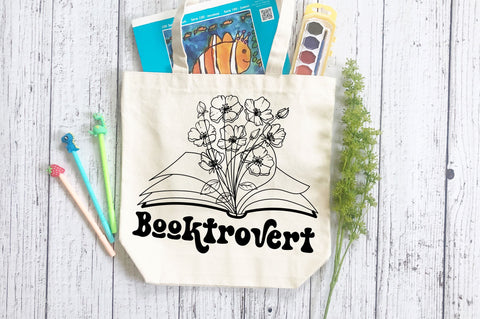 Booktrovert svg Design SVG Regulrcrative 