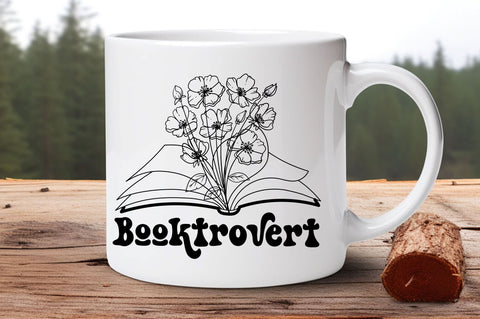 Booktrovert svg Design SVG Regulrcrative 