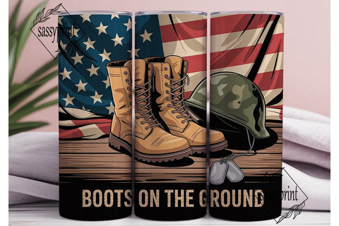 Boots on the Ground 20oz Tumbler Sublimation sassyprint 
