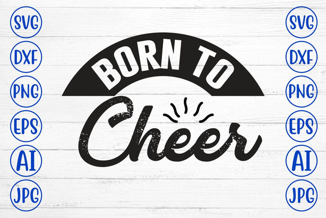 Born To Cheer SVG SVG Syaman 