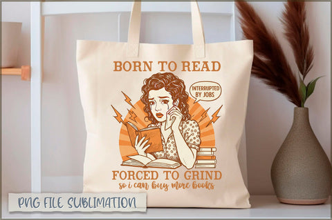 Born to read forced to grind so i can buy more books Tote Bag Sublimation Shetara Begum 