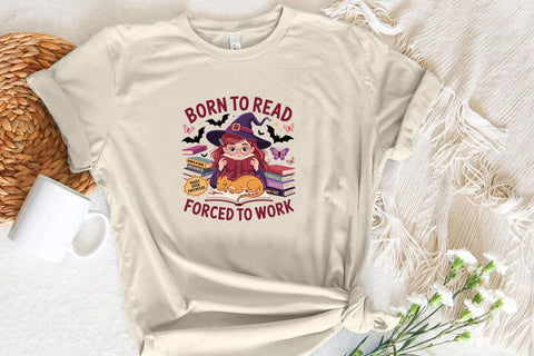 Born To Read Forced To Work SVG Angelina750 