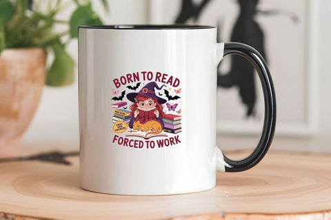 Born To Read Forced To Work SVG Angelina750 