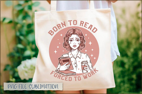 Born to read forced to work Tote Bag Sublimation Shetara Begum 