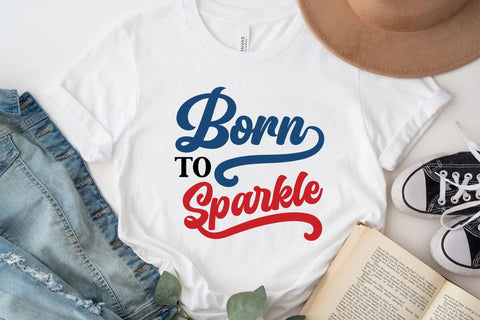 born to sparkle SVG Angelina750 