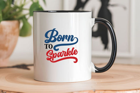 born to sparkle SVG Angelina750 
