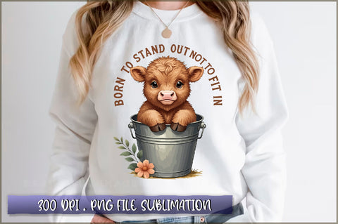 Born to stand out, not to fit in Sublimation Sublimation Shetara Begum 